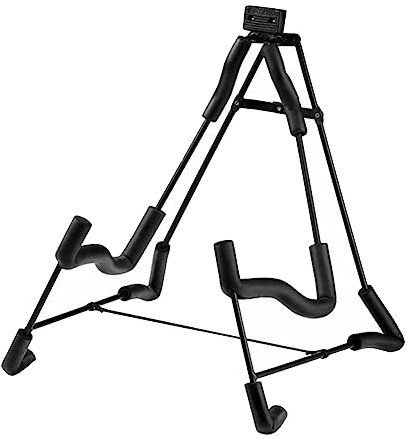 Okeeyseda Tragbarer, Klappbarer Stativ-Gitarrenständer, Saiteninstrumente-Halter, Rack-Halter, Gitarre für Akustik-, Elektronische Gitarre, Ukulele, Violine, Cello