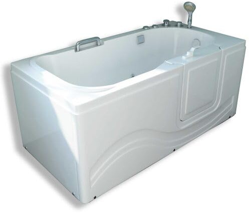 Banera hidromasaje con puerta derecha 153 x 76 cm - Penny