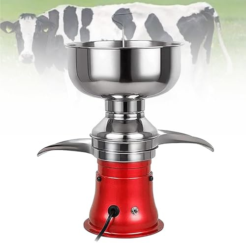 Centrifuga elettrica per latte,Separatore elettrico per latte da 5L,Centrifuga per latte elettrica separatore,Separatore centrifugo per Crema di Latte, Separatore di Latte di Mucca di Capra