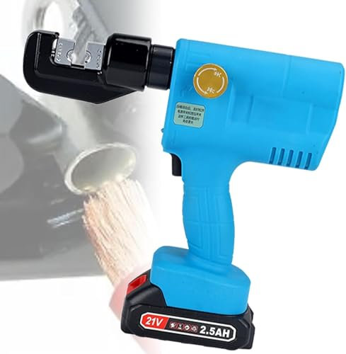 Pinza idraulica a batteria, crimpatrice idraulica senza fili, per transizioni di terminali in rame e alluminio, utensile professionale per cablaggio elettrico(Sme70)
