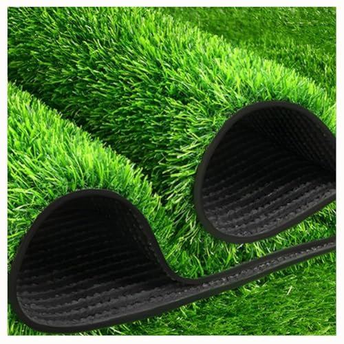 Césped hierba Artificial exterior Alfombra De Césped Artificial En Rollo, 3 X 3 M, 3 X 4 M, Alfombra De Césped Artificial For Exteriores, Felpudo Con Orificios De Drenaje, Fácil De Limpiar, Pelo De 20