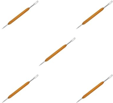 Set di 5 penne da caffè per decorare cappuccino, latte, barista, dorate