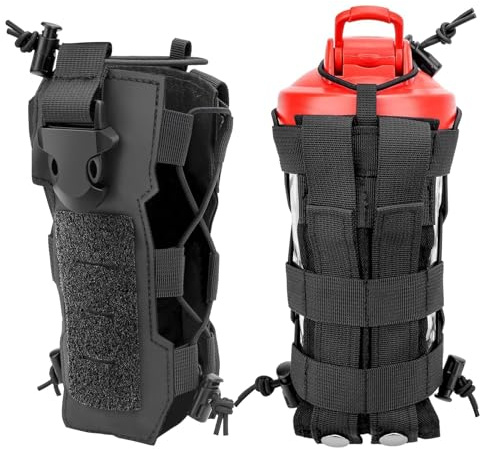 EEEKit Molle Flaschenhalter Rucksack, 2PCS Taktische Wasserflaschentasche