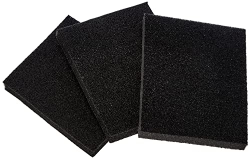 wolfcraft 2895000 Schleifschwämme-Set 3-tlg. 98x123x10mm I ideal zum Konturenschleifen