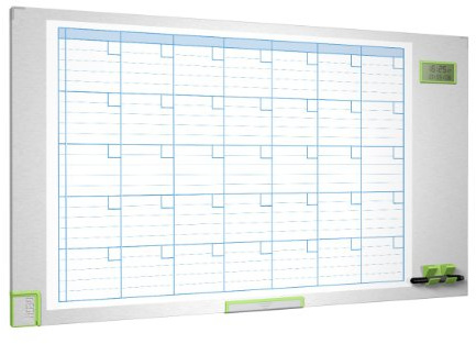 Nobo 1902237 Planungstafel Performance Plus, Monatsplanung, 103.5 x 60 cm, 1 Stück