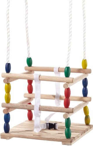 Iden 71700003 - Mio Holz Gitterschaukel 30 x 30, TÜV und GS