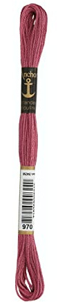 Anchor Sticktwist, 4635000-00970, Farbe:970, Stickgarne, 8m