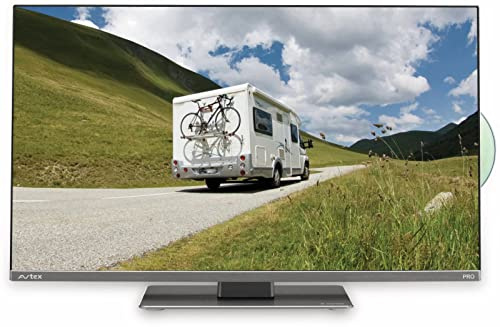 Avtex L249DRS-PRO 24 12V LED Full HD TV for Caravan Motorhome Truck & Boat- Black