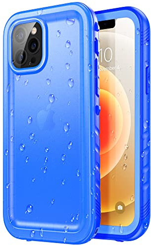 SPORTLINK für iPhone 12/12 Pro wasserdichte Hülle 360 Grad, Blau | Outdoor Handyhülle mit Kameraschutz und Displayschutz, militärischer stoßfester Panzerhülle, IP68 waterproof & staubschutz