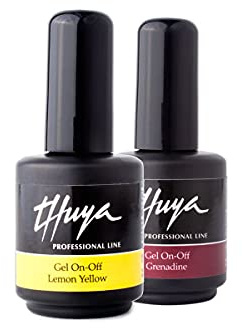 THUYA Gel on-Off Lemon Yellow 7 ML Noir Standard