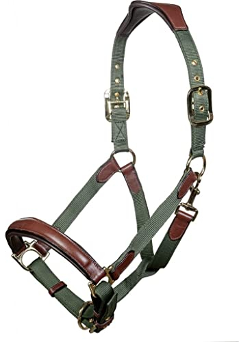 HKM Luna Lederhalfter Braun Warmblut