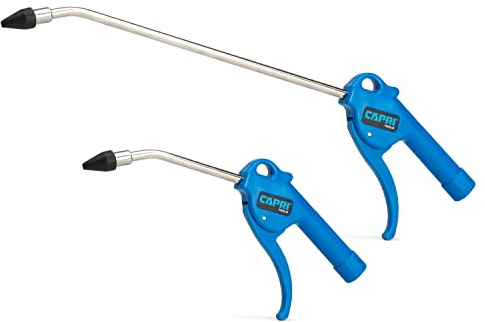 Capri Tools 5 in. and 12 in. Air Blow Gun Kit with Rubber Tips