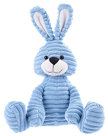 Apricot Lamb Kuscheltier hellblau Hase Plüschtier Stofftier Cord 23cm