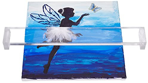 BENECREAT Acryl-Künstlerbrücke, Transparente Hand- Und Handgelenkauflage Für Computertastatur, 43 cm Transparente Kreative Künstlerbrücke Zum Malen