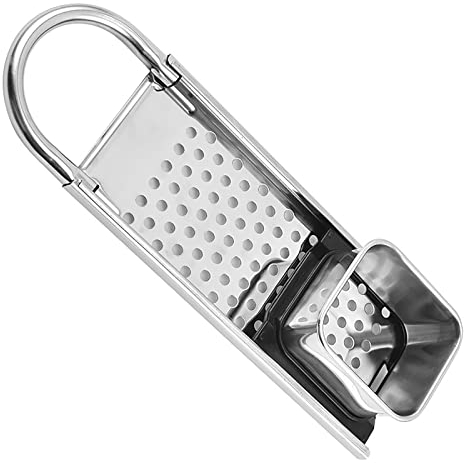 CHAMEEN Spätzlehobel mit Teigschlitten Spätzle Rallador Spätzlepresse Spätzlesieb aus Edelstahl Edelstahl Spätzlerralla