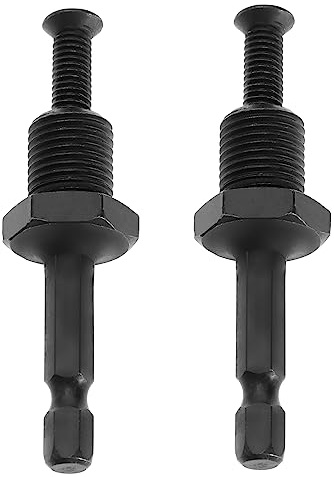 Be In Your Mind 2PCS Electric Hammer Drill Chuck Adapter Hex Shank Adapter 1/2-20UNF Thread with 1/4'' Hex Thread Screw for Drill Chuck Carbon Steel