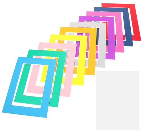 EXCEART Cadre Photo Mural Décoratif En Papier Cartonné 19.00X14.00X0.10Cm Lot De 30 Cadres Pour Décoration Maison Salon Chambre Souvenir Et Protection