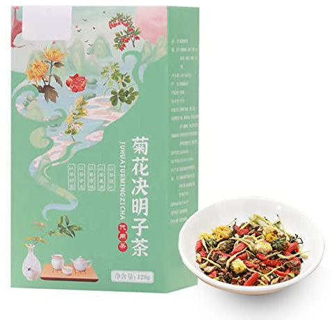 JTLB Chrysanthemum Cassia Seed Tea Combinación Floral Tea Health Tea Pure 120g 20 Counts