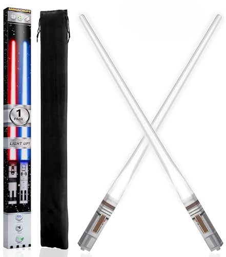 LIGHTSABER CHOPSTICKS LIGHT UP STAR WARS CHOPSTICK LED Glowing Light Saber Chop Sticks REUSABLE Sushi Sabers Cool Fun Geeky STARWARS Chop Stick Set Ahsoka White 1 Pair