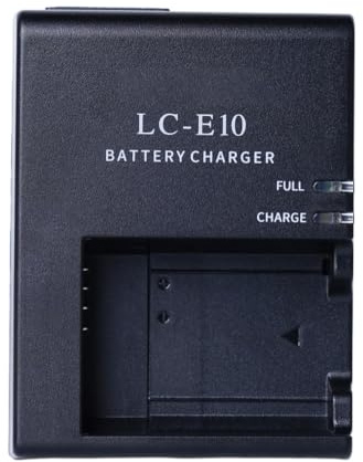 YUEFANSEN LP-E10 LC-E10C LC-E10E Batterieladegerät Kompatibel Mit Canon | Kompatibel Mit Canon Eos Rebel T7, T6, T5, T3, T100, Eos 4000d, 3000d, 2000d, 1500d, 1300d, 1200d, 1100d, 1100dkiss Kamera