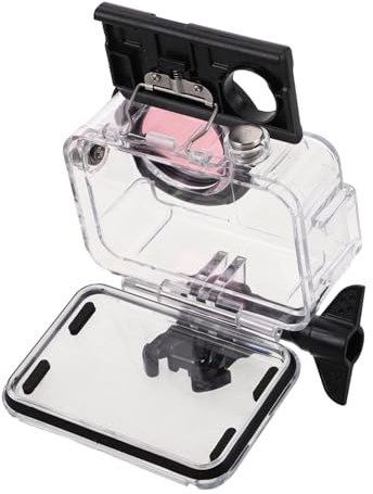 OSALADI Camera Housing Dual Cold Shoe Mounts for Enhanced Photography Protective Cover for Digital Cameras for Underwater Use and Wet Conditions