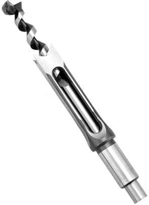 Forets à trous carrés for le travail du bois, bricolage manuel, ouvre-trou carré, roulement en acier, ciseau à Tenon for le bois, 1 pièce(12.7mm)