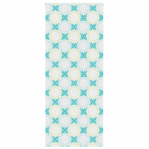 Brokky 4014881 Shower Roller Blind 110x240 cm Fabric Width 106 cm Waterproof Wet Room Bathroom Heavy Duty Shower Curtain,Anti Mould Mildew Resistant,Washable and Easy Dry