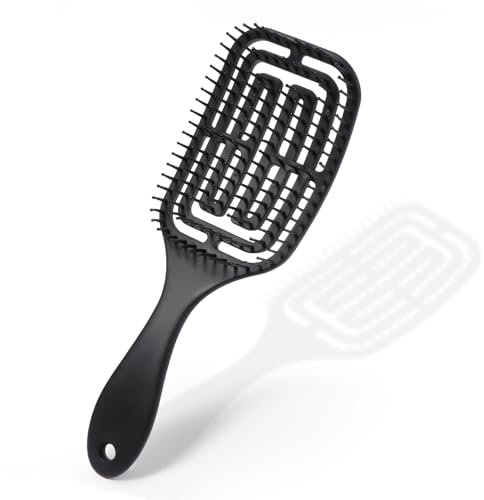 Oderra Hairbrush, Anti-Breakage Hairbrush for Dry or Wet Hair, Ergonomic, Curling Brush for All Hair Types, Suitable for Men and Women