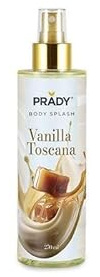 Prady Body Splash Vanilla Toscana Femme, 250 ml, varm och omslutande kroppsdoft med vaniljdoft