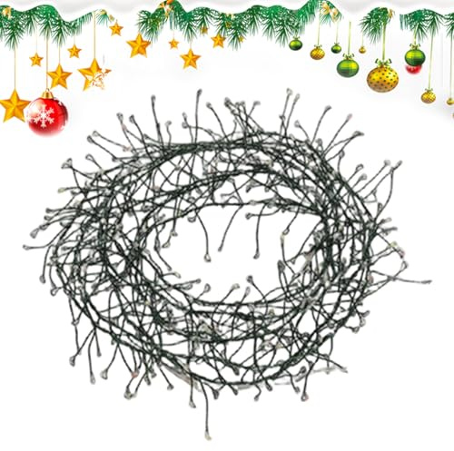 Luci delle Fate Alimentate a Batterie - Decorazioni Natalizie per Interni | Decorazione Casa Impermeabile Per Natale Cortile Camera Da Letto Portico Albero Patio Giardino Soggiorno Interno Esterno