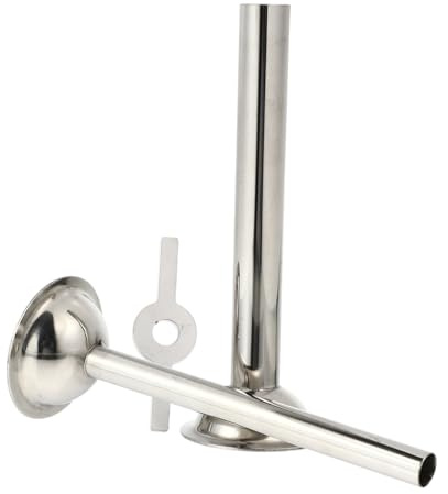 NUOBESTY Accessoires Acier Inoxydable pour Machine à Saucisses Kit Tube de Remplissage Pratiques et Durables pour Hachoir à Viande Domestique Ensemble avec Support Compatible Machine