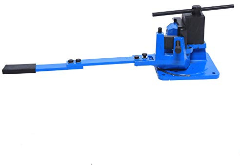 HeinaTond 120° Winkelbieger Biegemaschine Manuell 1-6mm Flachstahl Rundstahl Bandstahl Biegemaschine Metall Biegewerkzeug für Heimwerkerprojekte Gitter Möbel Biegen für Metallverarbeitung