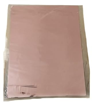 GXMDSGZ Prägefolienpapier 50 Stück Gold Schwarz Rot Laminator Laminiertransfer auf Elegance Laserdrucker Craft 20 x 29 cm A4 für Bastelarbeiten, Prägungen(Rose Gold)