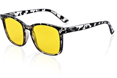 ARWIG Nachtfahrbrille, Blendschutzbrille für Nachtfahrten, Nachtsichtbrille, Nachtfahrbrille, Astigmatismusbrille, Nachtfahrbrille für Damen und Herren