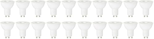 Amazon Basics LED-Strahler GU10, 3 W (entspricht 35 W), Warmweiß, Nicht Dimmbar (10 Stück) (Packung mit 2)