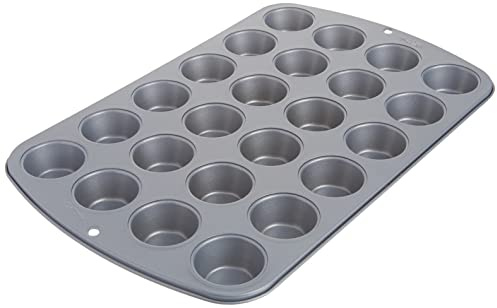 Wilton Recipe Right Mini Muffin Tin, Mini 24 Cup, Non Stick