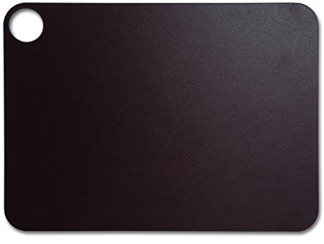 ARCOS Skärbräda med Hålhängare, Slät Yta för att Hacka Mat i Cellulosafiber och Harts, Professionellt Kött- och Grönsaksskärredskap, Serveringsbräda, Färg Brun, 15 x 11''