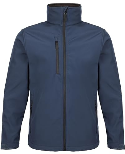 Fort Men's 204 Selkirk Soft Shell Jacket, Navy, L