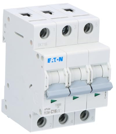 Eaton PLSM-C16/3-MW Leitungsschutzschalter 16A 3P 3-polig C-Charakteristik LS-Schalter (242474 alt 245002)