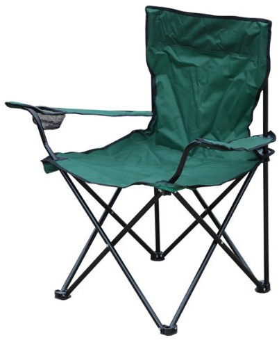 Milestone Lightweight Folding Portable Chair with Cup Holder for Camping, Caravanning, Festivals, Gardens, BBQs, Fishing and the Beach