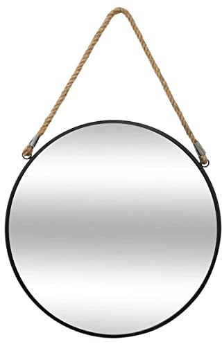 ATMOSPHERA CREATEUR D'INTERIEUR - Specchio Corde Nero D55cm