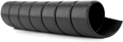 Safeplast ECO Safe-Spirale Protezione a spirale per tubi idraulici Ø 12 mm, lunghezza 10 m, Spirale protettiva per cavi per il raggruppamento di tubi, colore: Nero