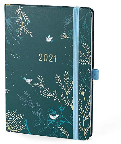 (auf Italienisch) Boxclever Press Everyday A5 Kalender 2021. Wochenplaner mit vertikalem Layout. Familienplaner 2021 von Jan.-Dez. ’21 für Ziele & große Projekte mit Seitenreitern, Tasche und mehr.