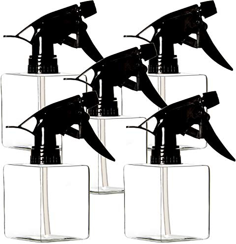 Youngever 5 Pacchi 350ml Plastica Spray Vuoti Bottiglie, Bottiglia Spruzzo, Flacone Spray per Capelli e Soluzioni di Pulizia