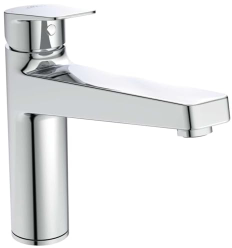 Ideal Standard - Ceraplan, Miscelatore monocomando per lavello da cucina, Bocca alta mobile, Cromato