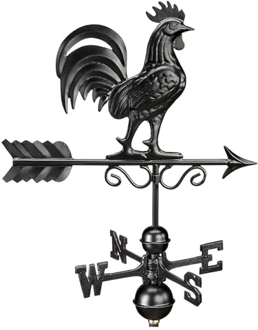 Bantam - Segnavento a forma di gallo 1975K, finitura nera Good Directions
