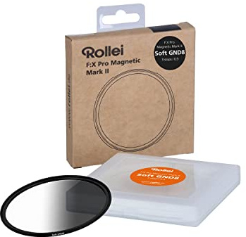 Rollei F:X Pro Filtro graduato magnetico Softter GND8 MK II 67 mm, filtro magnetico in vetro super resistente ai graffi con 99,5% di libertà di riflessione e senza distorsioni ottiche