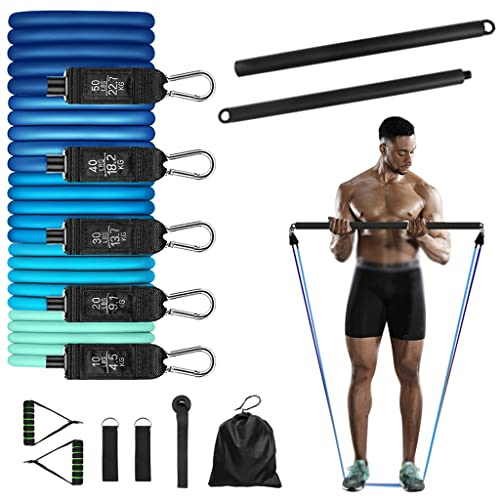 Widerstandsbänder für Physikalische Form, elastisch, Übungsschlauch-Bänder, zum Aufziehen, multifunktional, Pilates