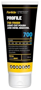Farécla Profile 700 FINISH Light Cut Polish 100ml (PRF124) - Fine Finishing Polish for Paint, Lacquer and Gelcoat, Removes Swirls and Holograms, Easy Wipe-Off, VOC-Free, Great on Soft Coatings