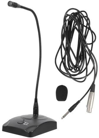 Mikinona Micrófono De Condensador De Alta Sensibilidad para Ordenador Micrófono para Conferencias